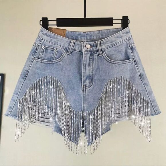 Pants - Denim shorts  